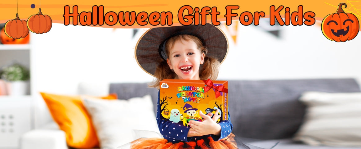Unleash Your Child's Creativity With ZMLM's Rainbow Scratch Art Notebooks: A Spooktacular Halloween Party Favor
