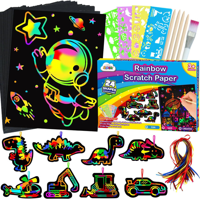 ZMLM Scratch Paper Art Set for Kids-ZMLM