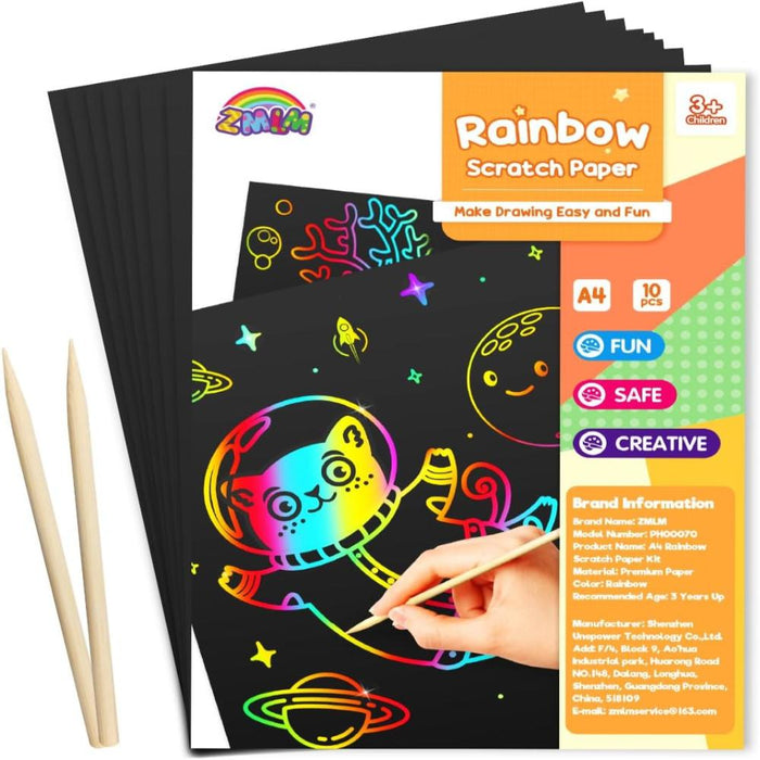 ZMLM Scratch Paper Art Crafts-ZMLM