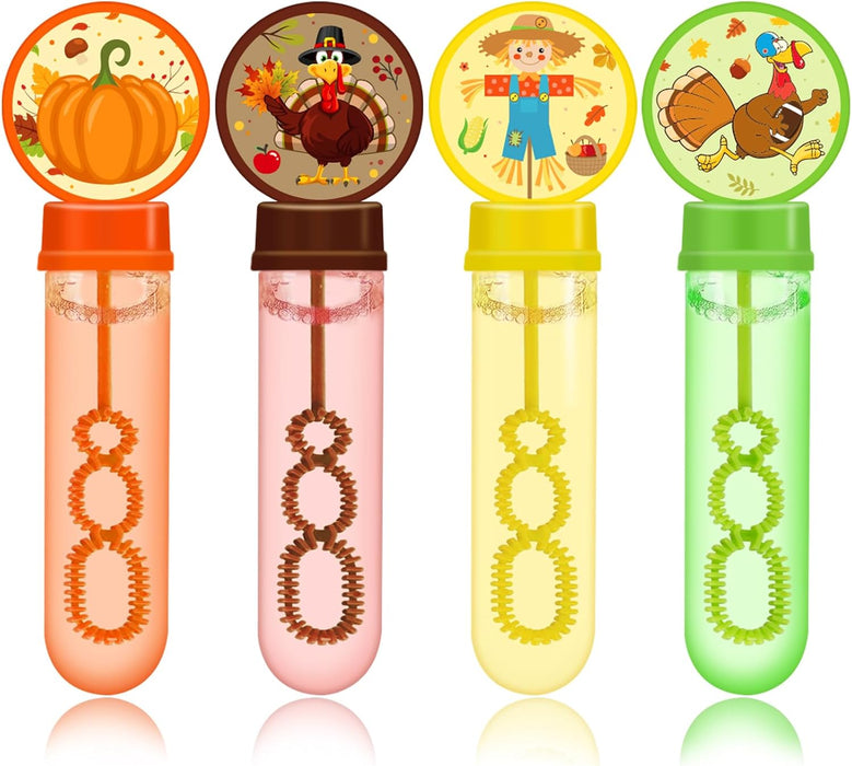 ZMLM 24Pack Fall Thanksgiving Party Favors Bubbles for kids