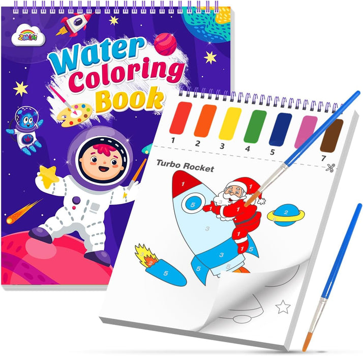 ZMLM Paint with Water Coloring Books for Toddlers-Space