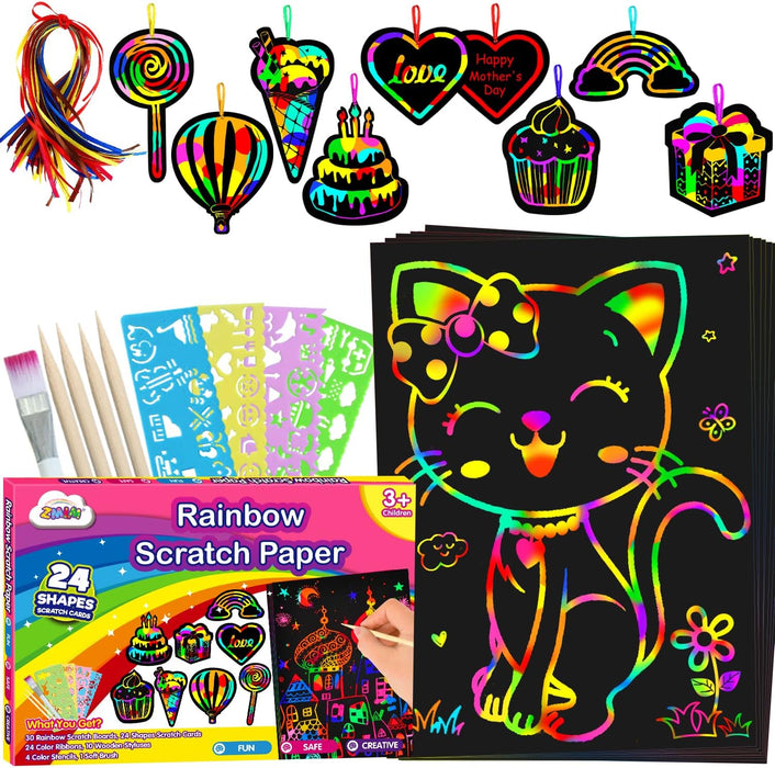 ZMLM Scratch Paper Art-Craft for Girls-ZMLM