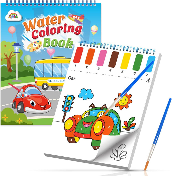 Traffic Water Coloring Books