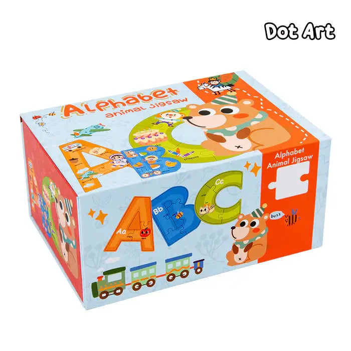 DOT ART Infant And Toddler Large Puzzle Folding Numbers And Letters Jigsaw Puzzles