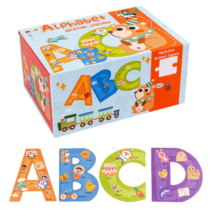 DOT ART Infant And Toddler Large Puzzle Folding Numbers And Letters Jigsaw Puzzles
