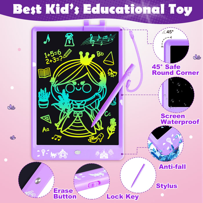DOT ART LCD Writing Tablet Doodle Self-erasing Toy Drawing Boards