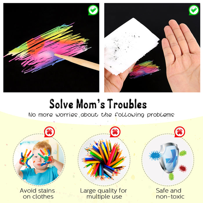 ZMLM Rainbow Scratch Mini Art Notes-PH013