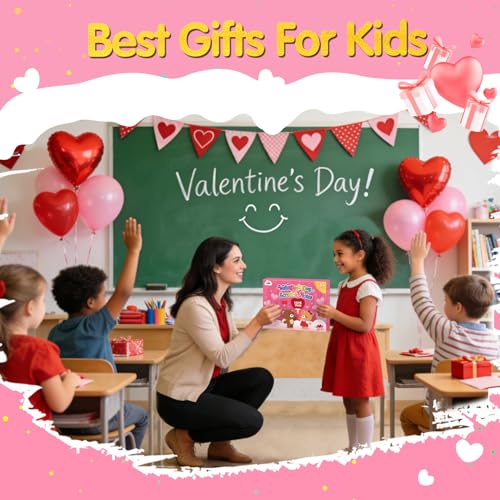 ZMLM Rainbow Scratch Party Favors Kids: Valentines Day Classroom Gifts