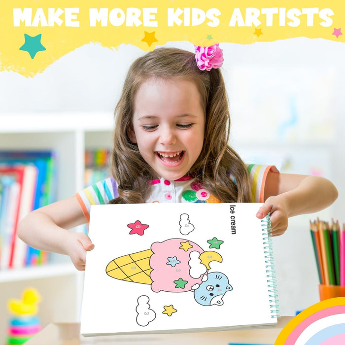 ZMLM Paint with Water Coloring Books for Toddlers- gourmet food
