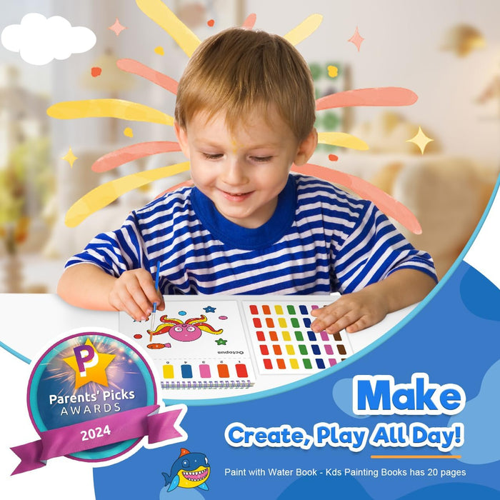 ZMLM Paint with Water Coloring Books for Toddlers-ocean