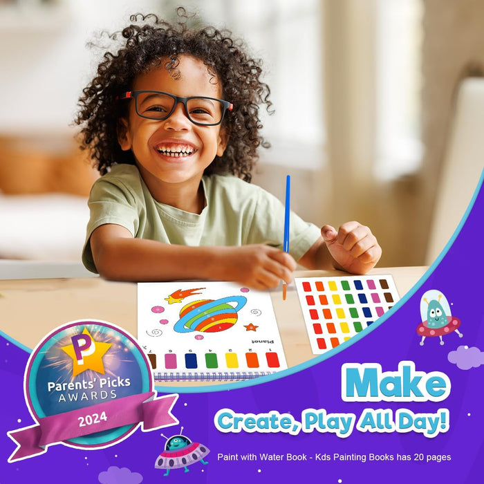 ZMLM Paint with Water Coloring Books for Toddlers-Space