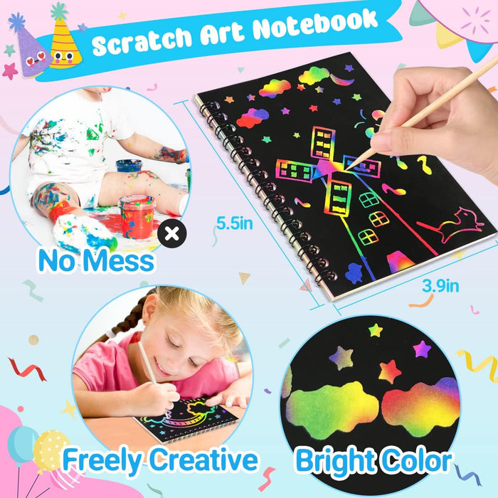ZMLM 16 Pack Scratch Paper Art
