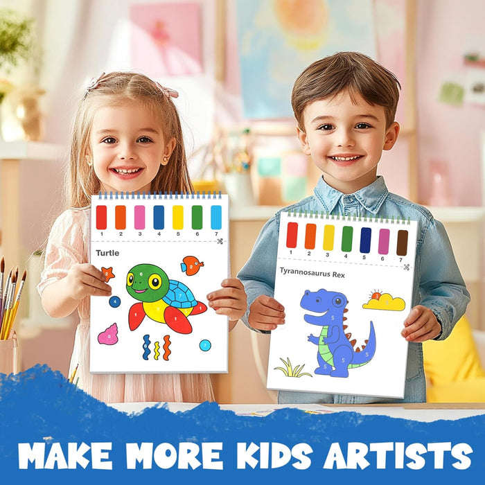 ZMLM Paint with Water Coloring Books for Kids (Traffic & Animal & Sea)
