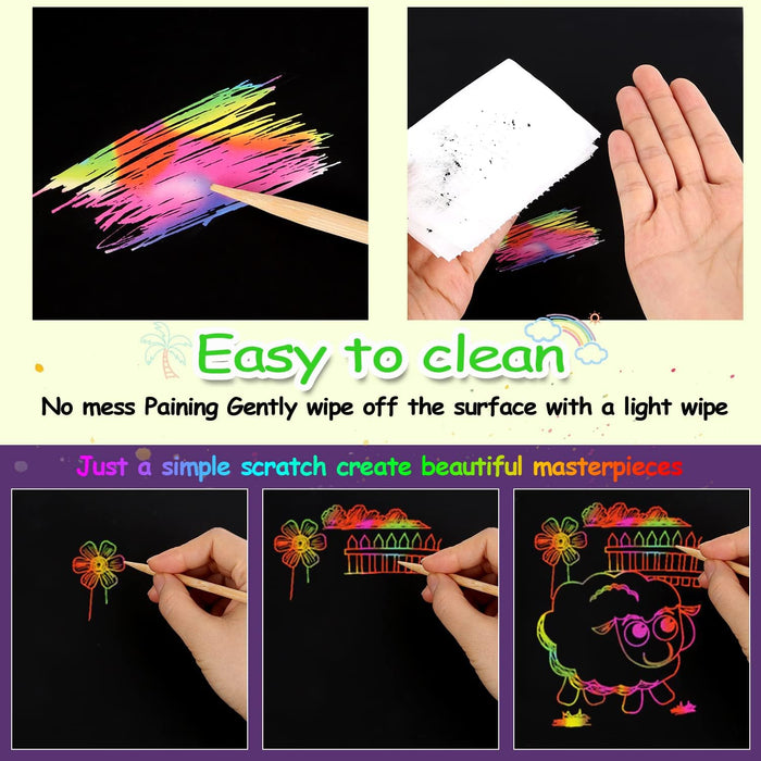 ZMLM Scratch Paper Art Craft Gift