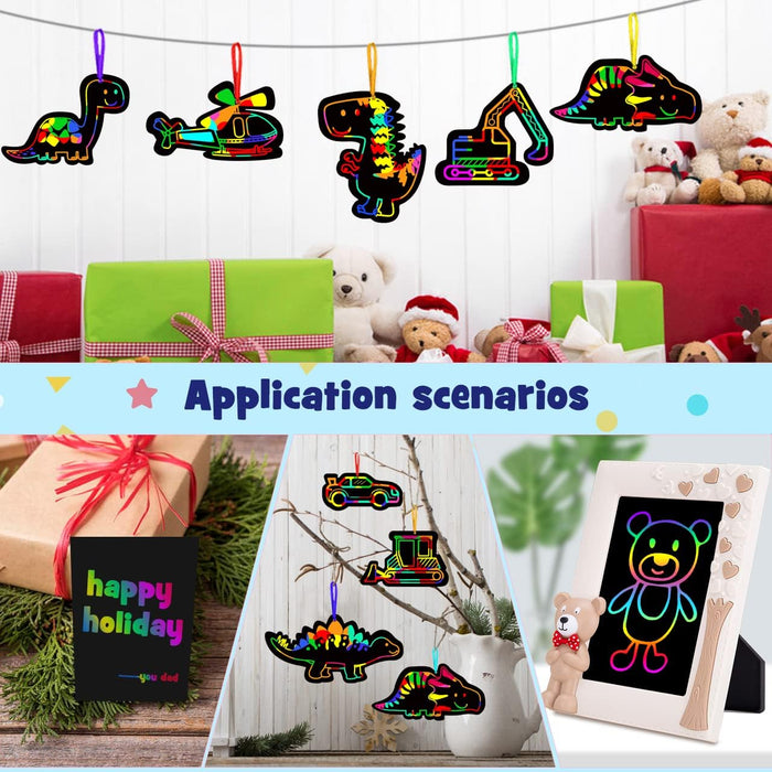 ZMLM Scratch Paper Art Set for Kids