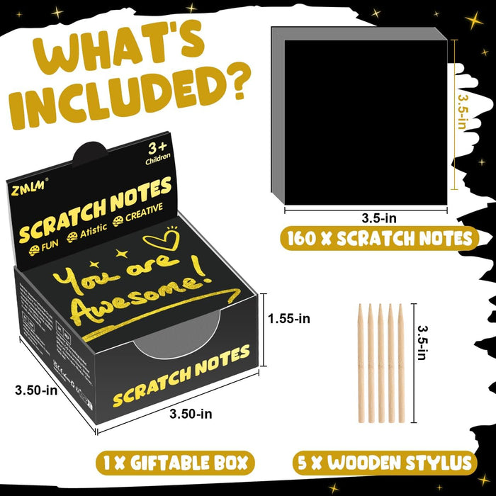 ZMLM Scratch Christmas Stocking Stuffer Gifts