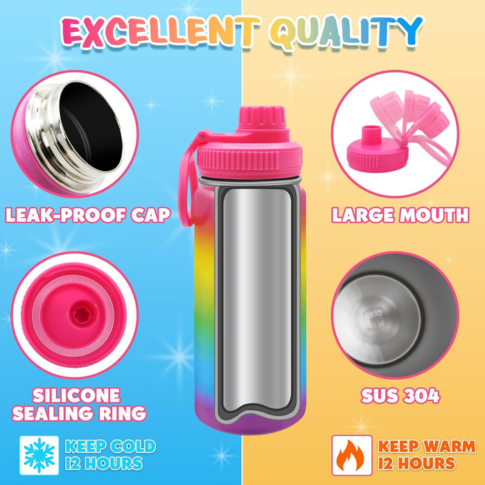 ZMLM Decorate Your Own Water Bottle Kits for Girls Age