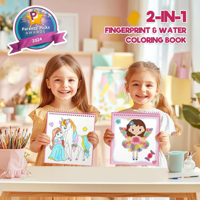ZMLM Fingerprint Water Coloring Book for kids