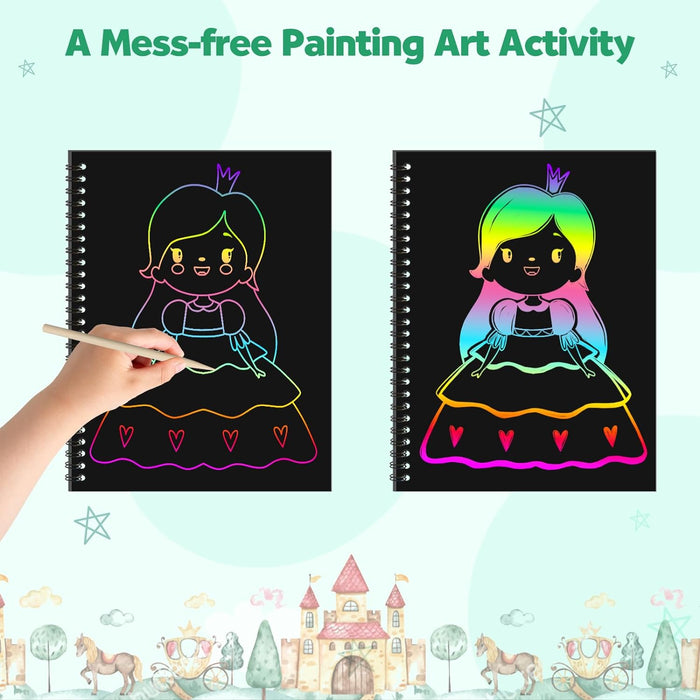 ZMLM Scratch Paper Art Craft Gift