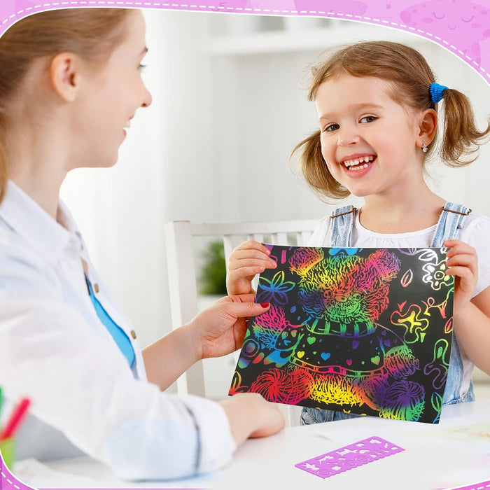 ZMLM Scratch Art Paper Kit
