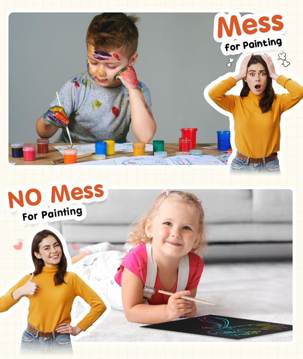ZMLM Scratch Paper Art Crafts