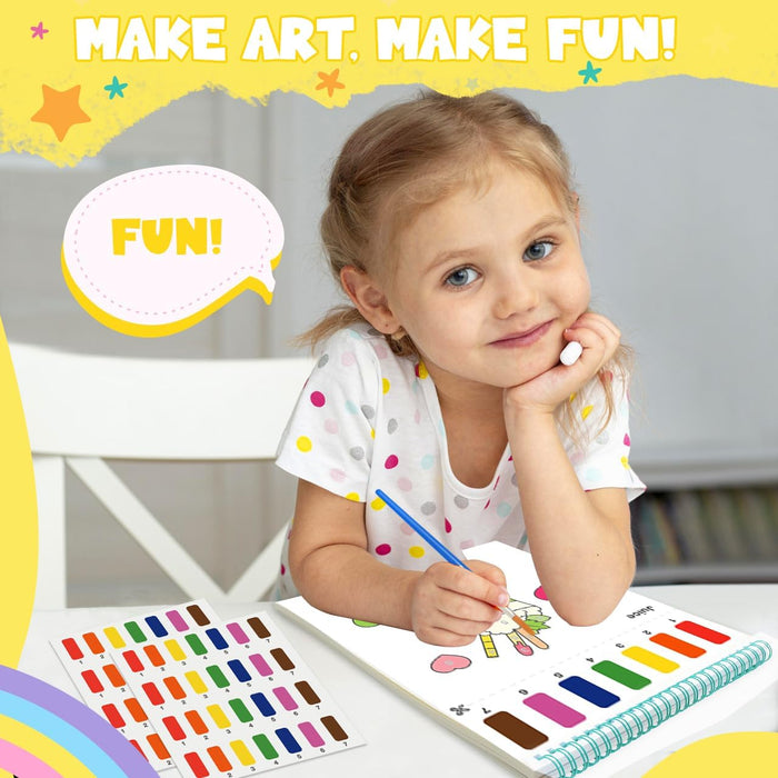 ZMLM Paint with Water Coloring Books for Toddlers- gourmet food