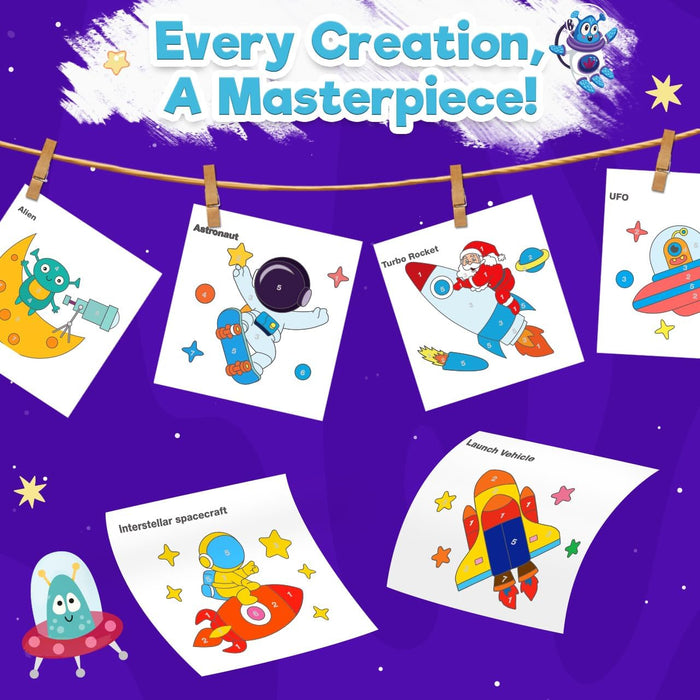 ZMLM Paint with Water Coloring Books for Toddlers-Space