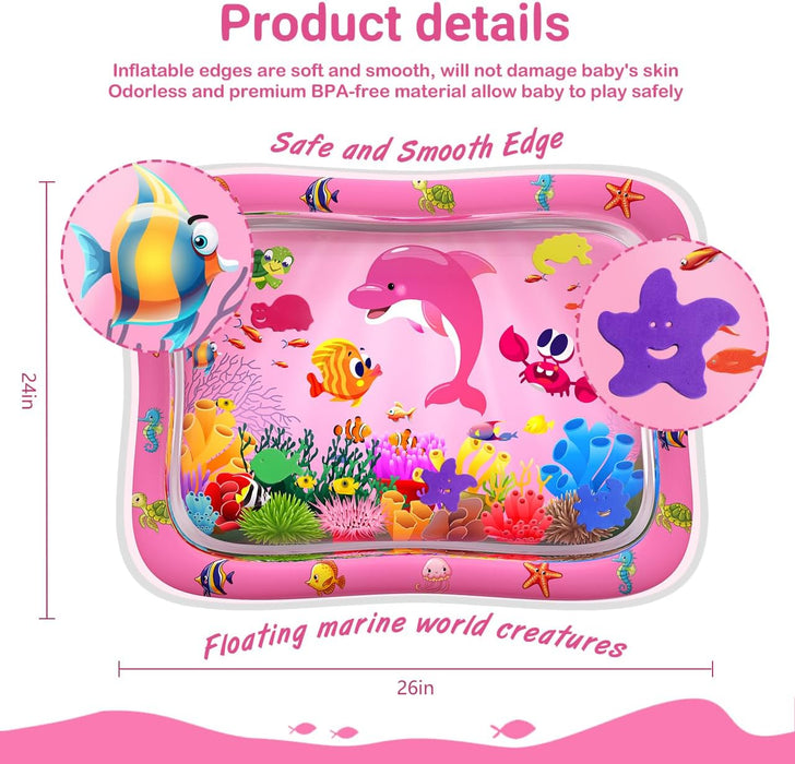 ZMLM Tummy Time Water Mat Baby Girls Gift