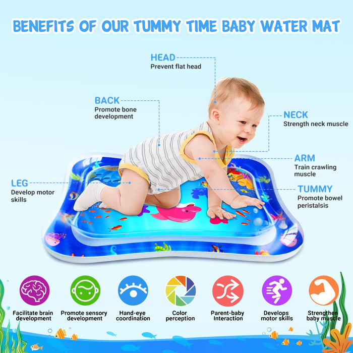 ZMLM Baby Tummy-Time Water Mat
