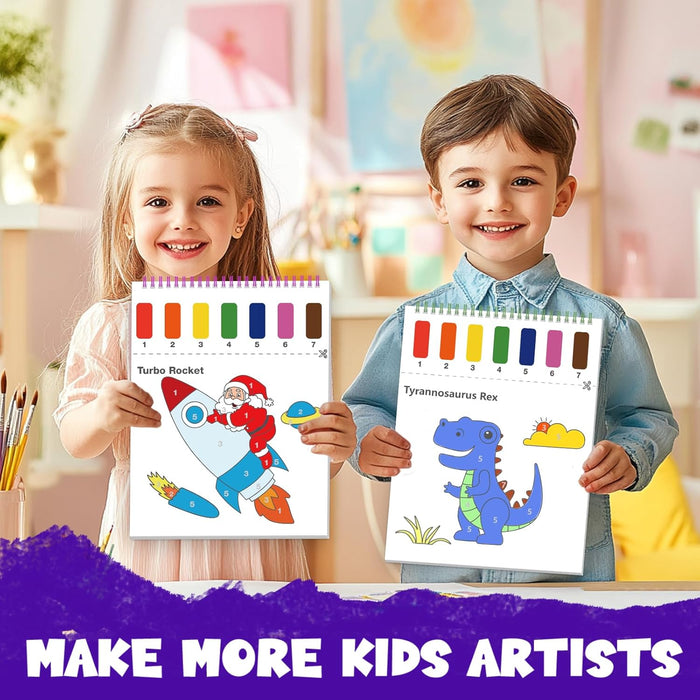 ZMLM Paint with Water Coloring Books for Toddlerss (Dinosaurs & Space)