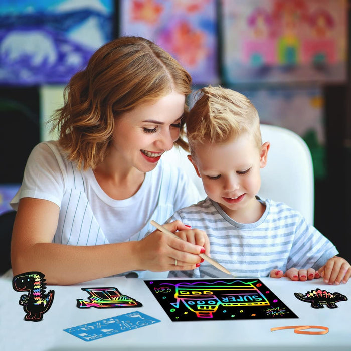 ZMLM Scratch Paper Art Set for Kids