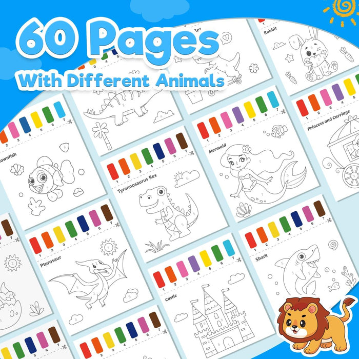 ZMLM Paint with Water Coloring Books for Toddlers
