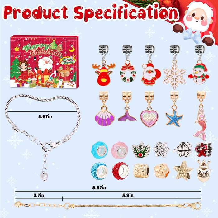 ZMLM Christmas Advent Calendar 2024 for Girl