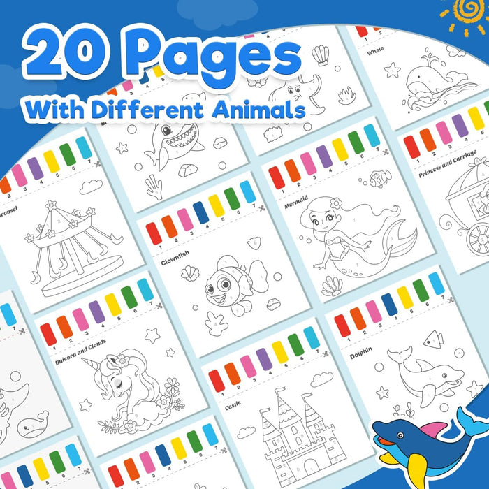 ZMLM Paint with Water Coloring Books for Toddlers