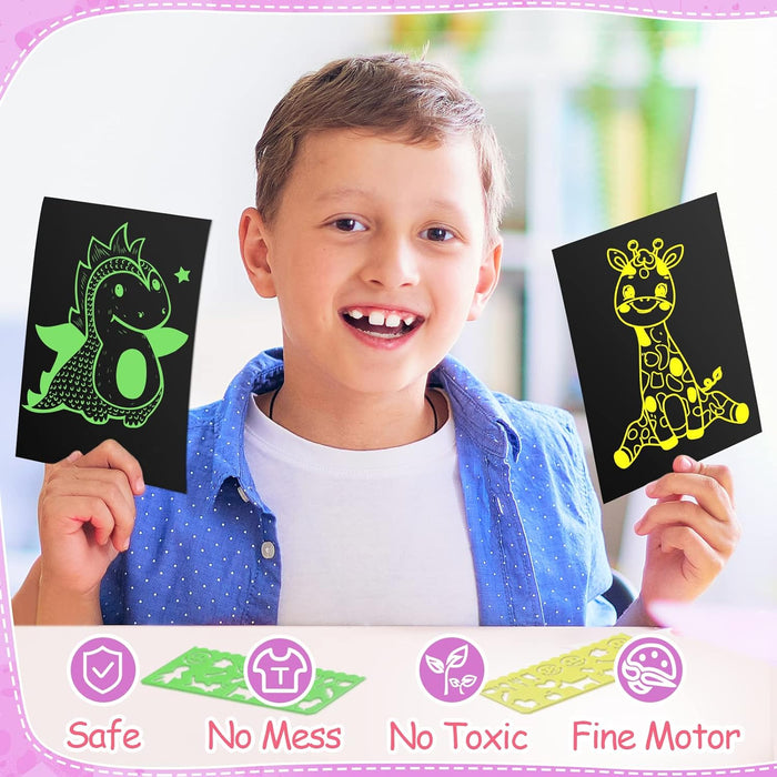 ZMLM Scratch Art Paper Kit