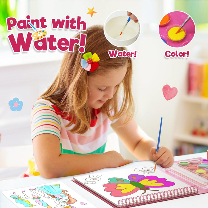 ZMLM Fingerprint Water Coloring Book for kids