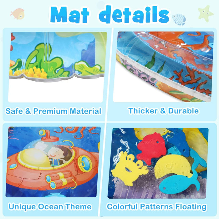 ZMLM Baby Water-Mat Gifts Toys: 40*40Inch