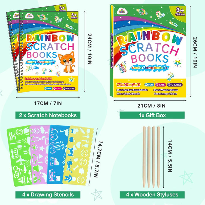 ZMLM Scratch Paper Art Craft Gift