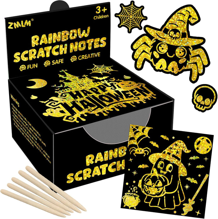 ZMLM Rainbow Scratch Mini Art Notes  for Kids Ages 3+