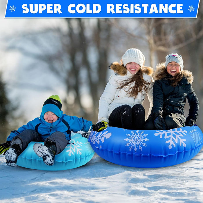 ZMLM Inflatable Snow-Tube Sled for Kids