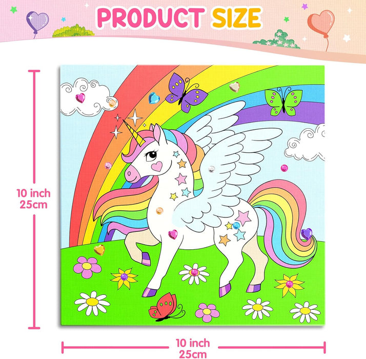 ZMLM Kids Pre Drawn Canvas for Painting