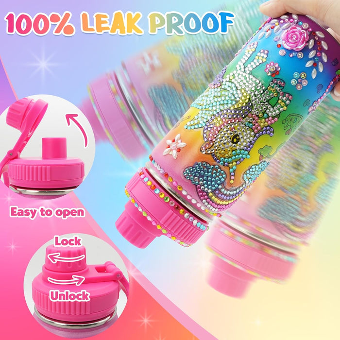 ZMLM Decorate Your Own Water Bottle Kits for Girls Age