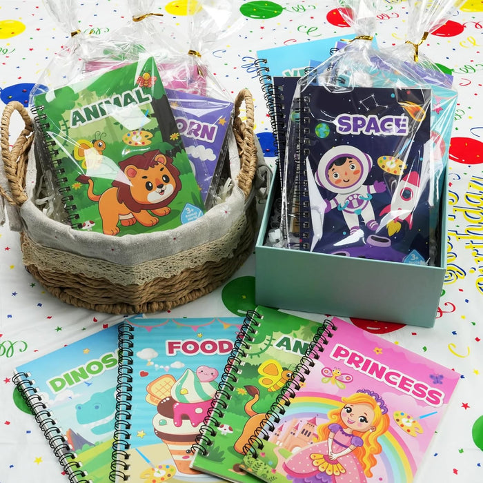ZMLM 24 Pack Drawing Pad Party Favors Water Coloring Books Ages 4-8
