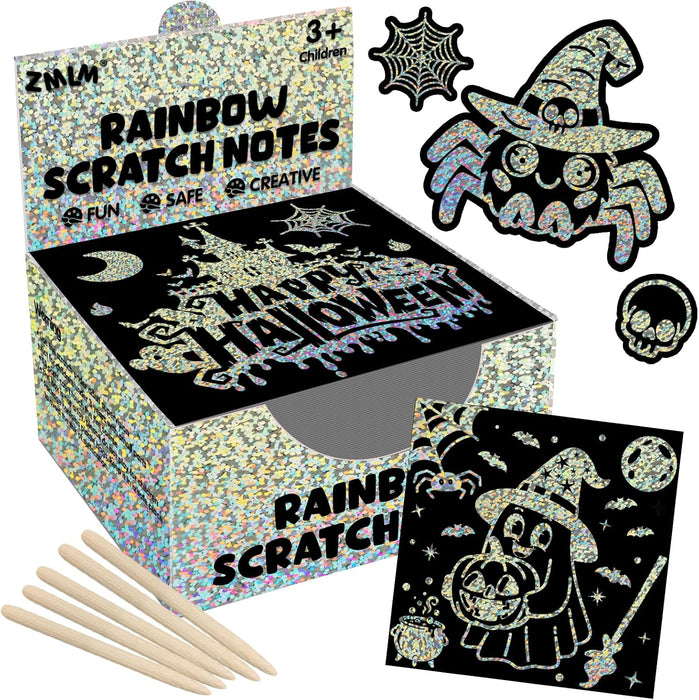ZMLM Rainbow Scratch Mini Art Notes  for Kids Ages 3+