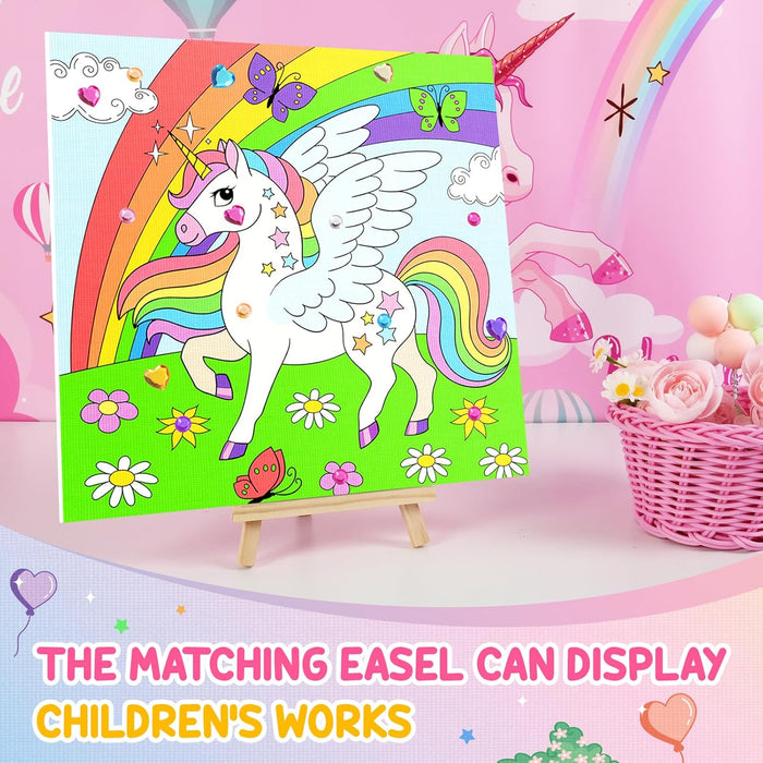 ZMLM Kids Pre Drawn Canvas for Painting