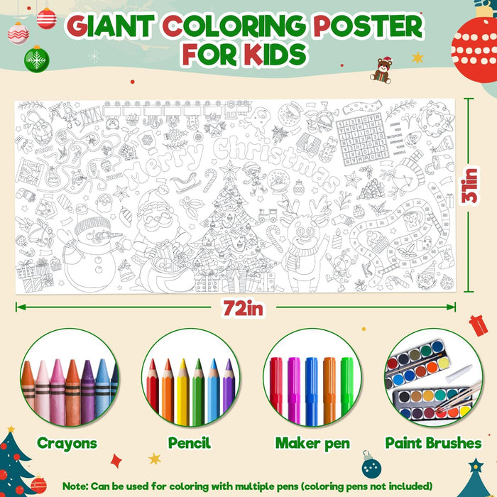 ZMLM Coloring Tablecloth Poster