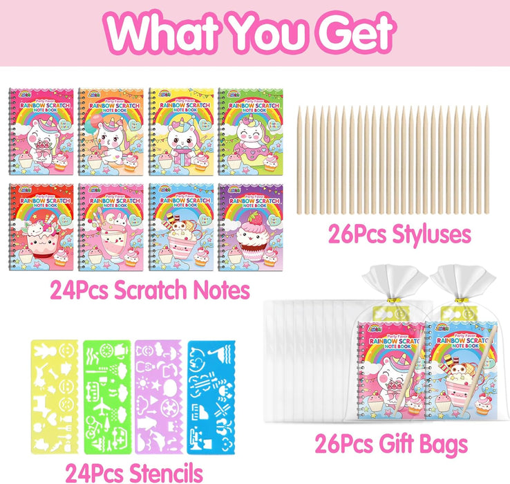 ZMLM Kids Scratch Party Favors Gifts
