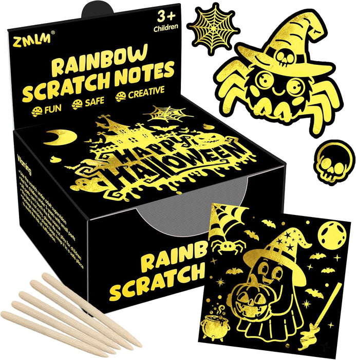 ZMLM Rainbow Scratch Mini Art Notes  for Kids Ages 3+