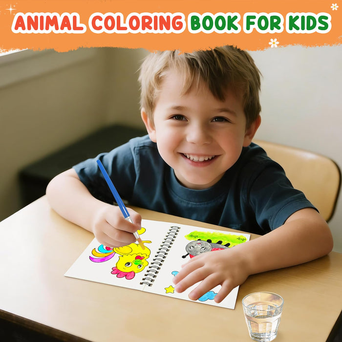 ZMLM 24 Pack Animals Coloring Books for Kids 4-8(Animals)