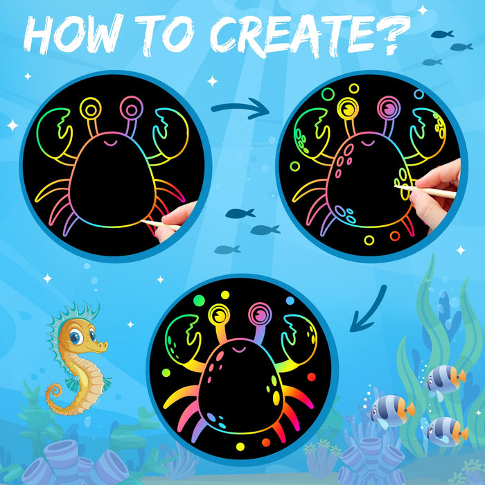 ZMLM  2 Pack Rainbow Notebooks( Ocean)